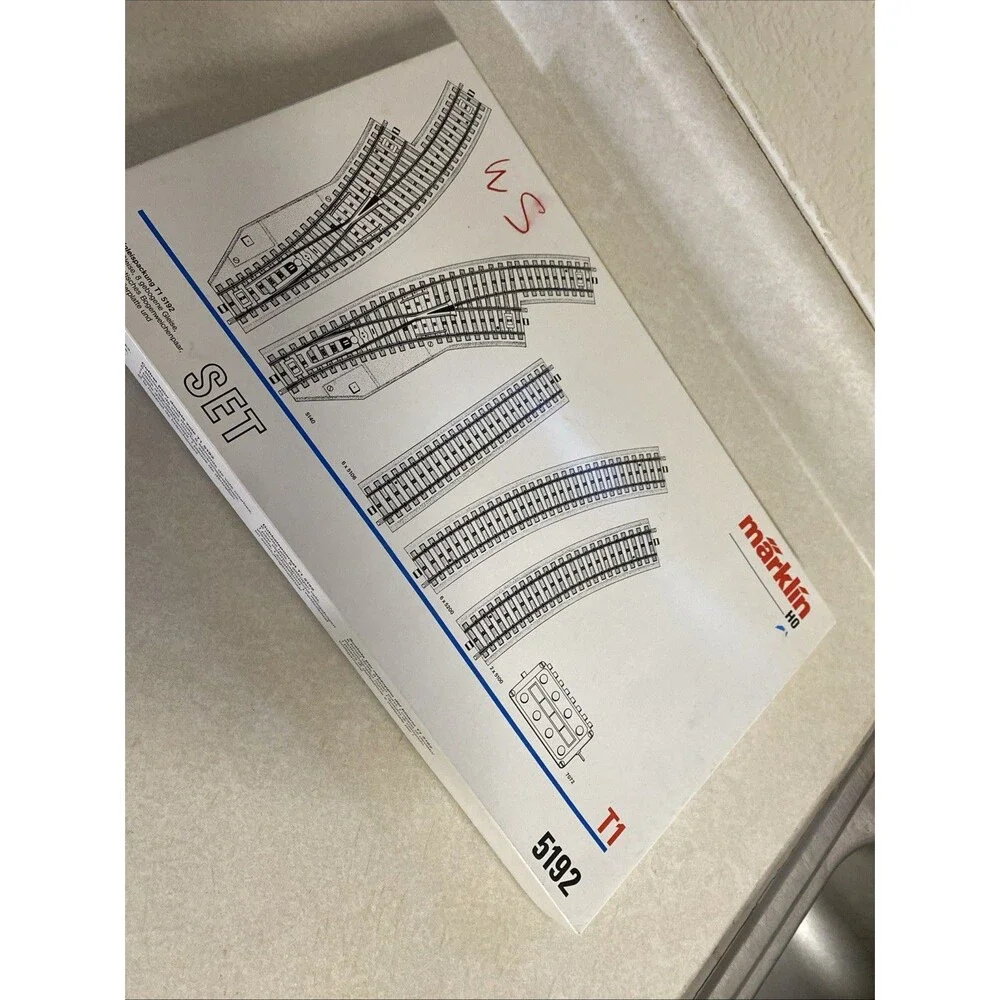 Marklin HO T1 Model 5192 Track Set